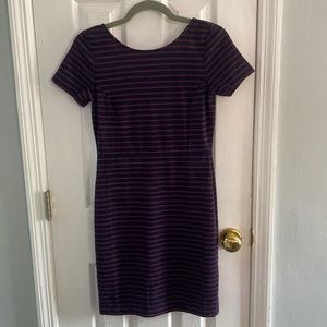 Banana Republic Striped Scoop Back Dress